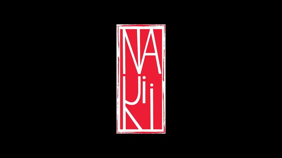 NaJiKi teaser: red NaJiKi logo on black